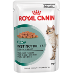Riyal Canin Instinctive +7 (в соусе)-Мелкие кусочки в соусе для кошек старше 7 лет